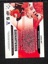Load image into Gallery viewer, Matthew Tkachuk 2019-20 UD Ultimate Collection Material Signatures #UMS-MT #/99
