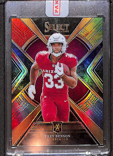 Trey Benson 2023 Panini Select Tie-Dye Prizms #508 #/25