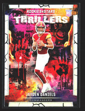 Load image into Gallery viewer, Jayden Daniels 2024 Panini Rookies &amp; Stars Thrillers Silver #T-JDS
