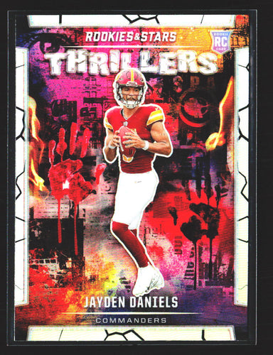 Jayden Daniels 2024 Panini Rookies & Stars Thrillers Silver #T-JDS