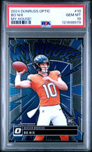 Load image into Gallery viewer, Bo Nix 2024 Donruss Optic My House! #10 PSA 10
