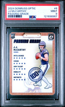 Load image into Gallery viewer, J.J. McCarthy 2024 Donruss Optic Passing Grade #6 PSA 9
