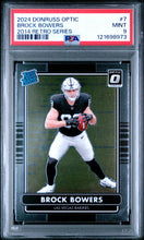 Load image into Gallery viewer, Brock Bowers 2024 Donruss Optic 2014 Retro Series #7 PSA 9
