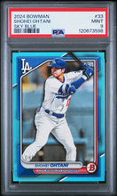 Load image into Gallery viewer, Shohei Ohtani 2024 Bowman Sky Blue #33 #/499 PSA 9

