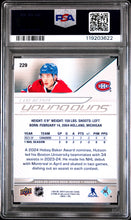 Load image into Gallery viewer, Lane Hutson 2024-25 Upper Deck #229 PSA 10
