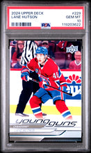 Load image into Gallery viewer, Lane Hutson 2024-25 Upper Deck #229 PSA 10
