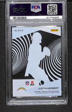 Load image into Gallery viewer, Justin Herbert 2020 Panini Chronicles Clear Vision Rookies #CV-3 PSA 10

