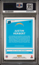 Load image into Gallery viewer, Justin Herbert 2020 Donruss Optic Holo #153 PSA 10
