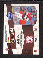 Load image into Gallery viewer, Mac Jones 2021 Panini Legacy Futures Patch Autographs Silver #FP-MJ #/150
