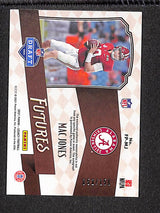 Mac Jones 2021 Panini Legacy Futures Patch Autographs Silver #FP-MJ #/150