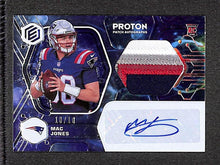 Load image into Gallery viewer, Mac Jones 2021 Panini Elements Proton Patch Autographs Silver #PPA-MJO #/10
