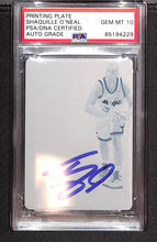 Load image into Gallery viewer, Shaquille O&#39;Neal 2016-17 Flawless Printing Plate #DPA-SON 1/1 PSA/DNA Auto 10
