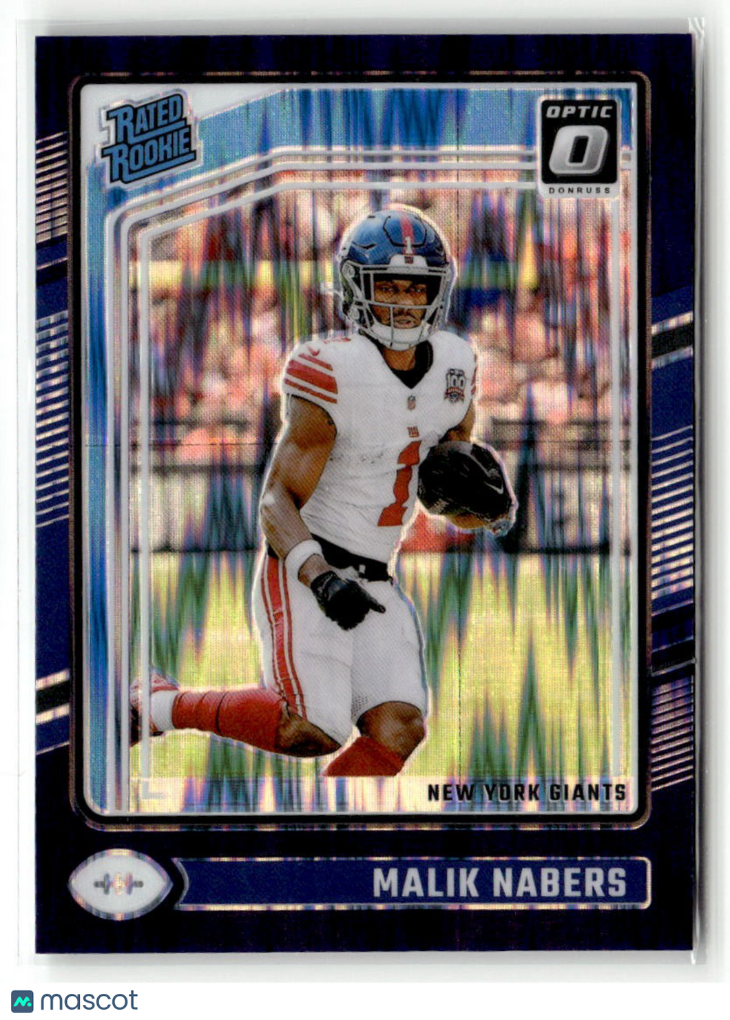 Malik Nabers 2024 Donruss Optic Purple Shock #271