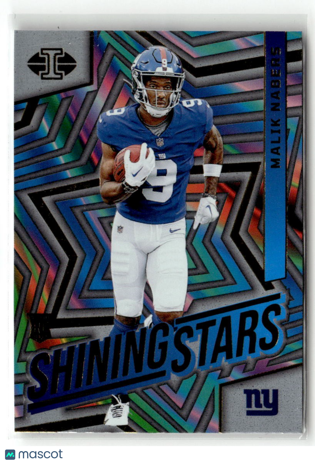 Malik Nabers 2024 Panini Illusions Shining Stars #5
