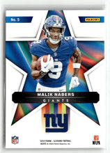 Load image into Gallery viewer, Malik Nabers 2024 Panini Illusions Shining Stars #5
