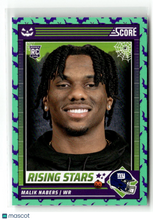 Load image into Gallery viewer, Malik Nabers 2024 Score-A-Treat Rising Stars Green Bats #37
