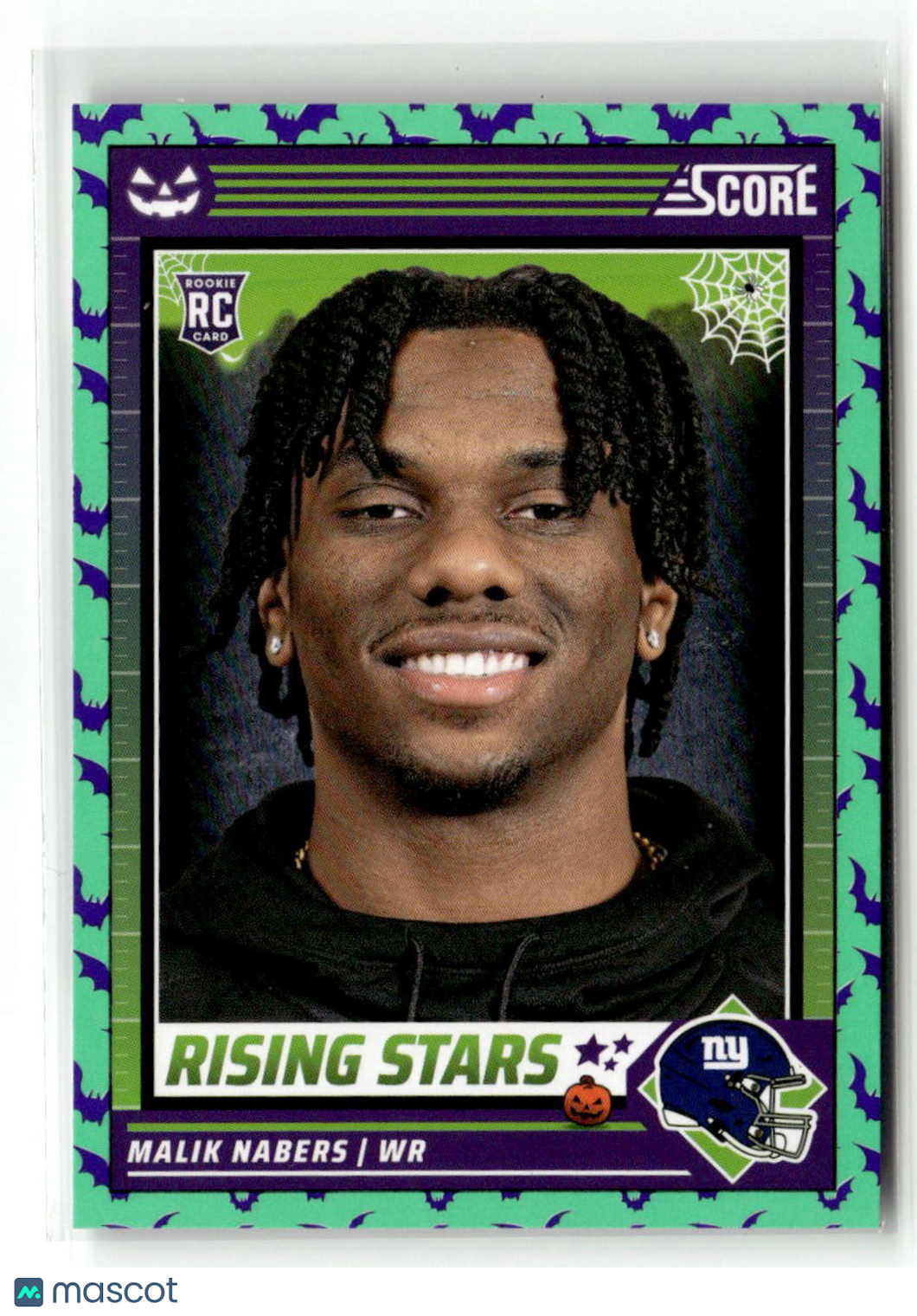 Malik Nabers 2024 Score-A-Treat Rising Stars Green Bats #37