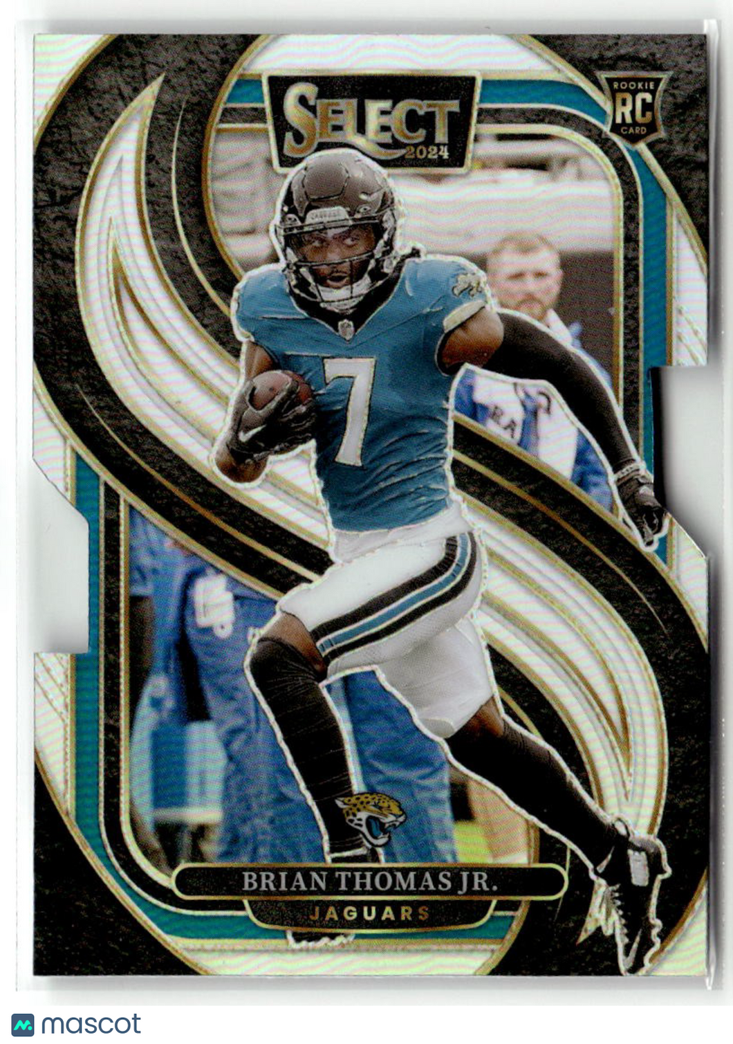 Brian Thomas Jr. 2024 Panini Select Silver Prizm Die Cut #143