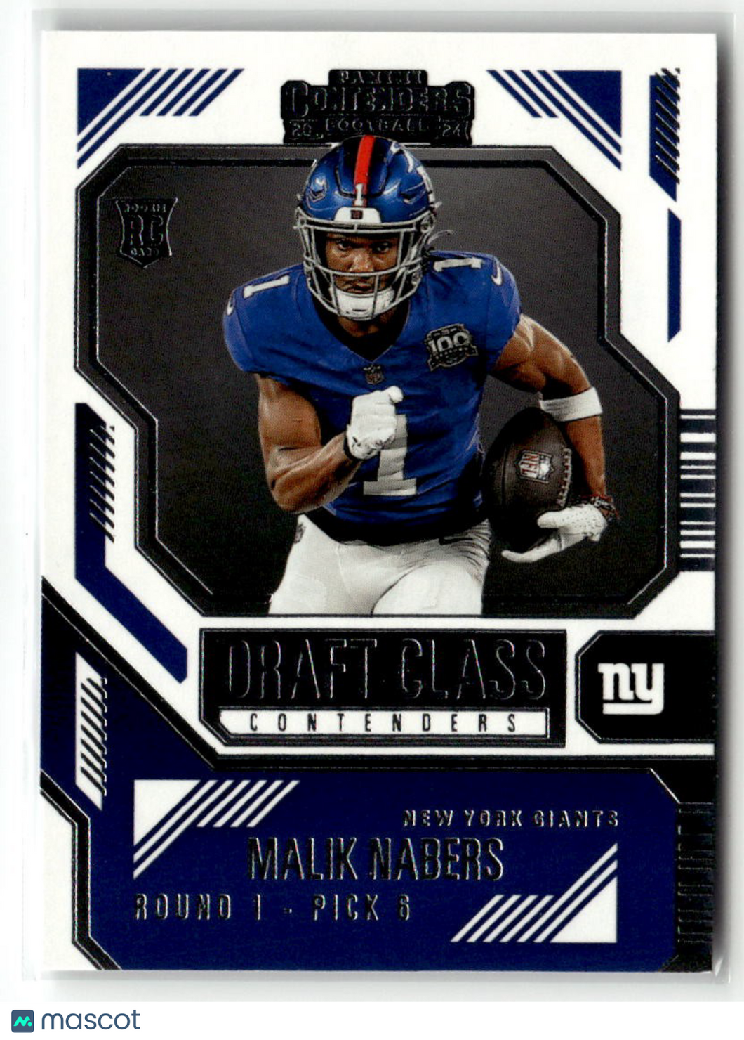 Malik Nabers 2024 Panini Contenders Draft Class Contenders #5