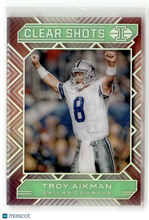 Load image into Gallery viewer, Troy Aikman 2020 Panini Illusions Clear Shots #19
