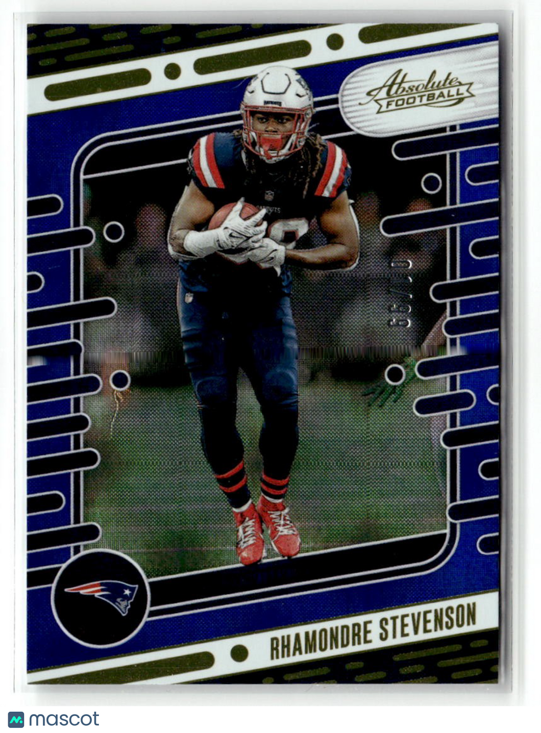 Rhamondre Stevenson 2024 Panini Absolute Blue Diamonds /99 #73