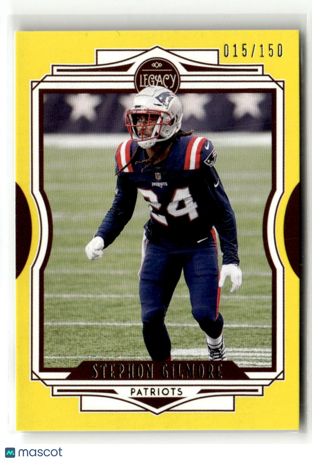 Stephon Gilmore 2021 Panini Legacy Yellow #53 #/150