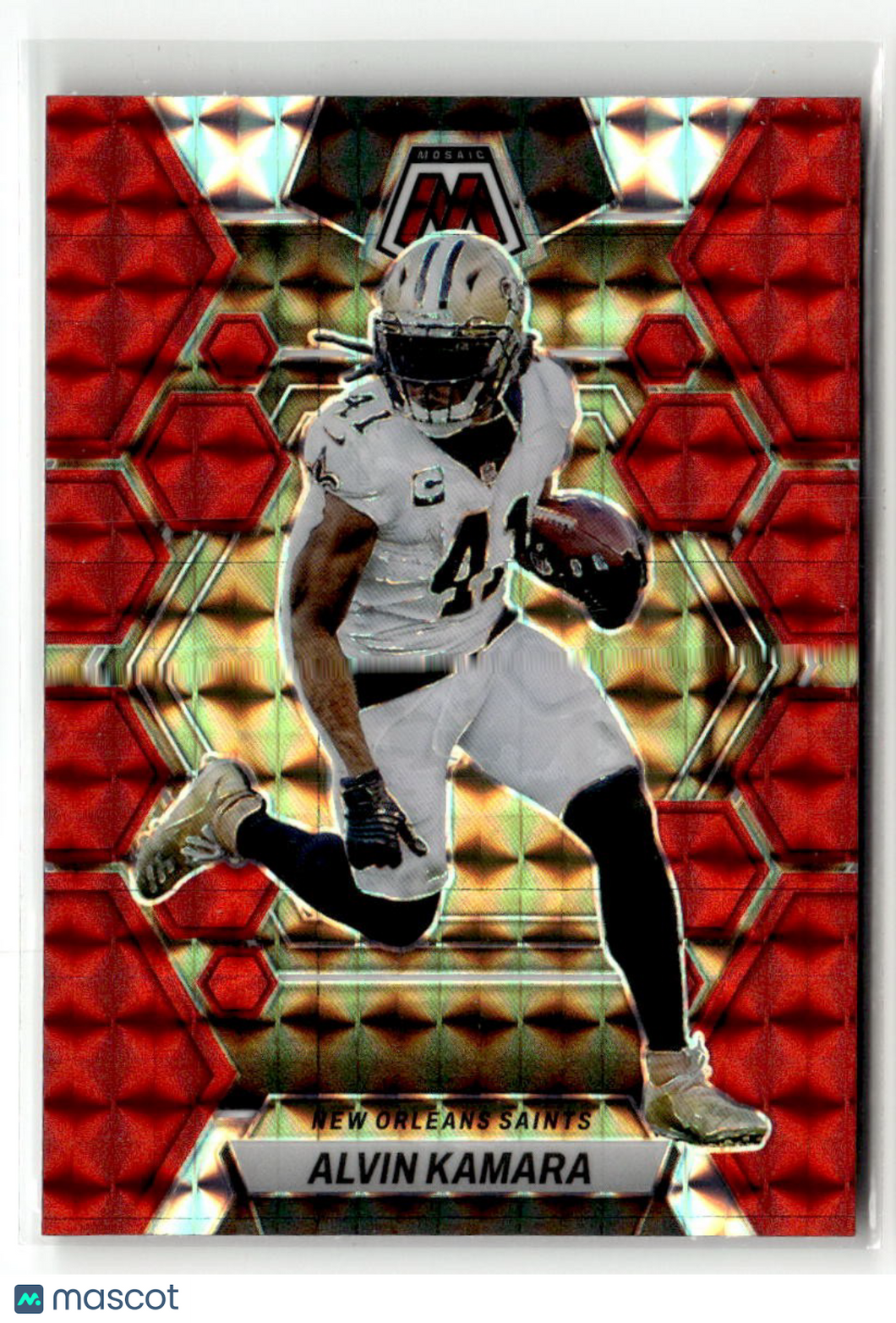 Alvin Kamara 2023 Panini Mosaic Red Mosaic #169