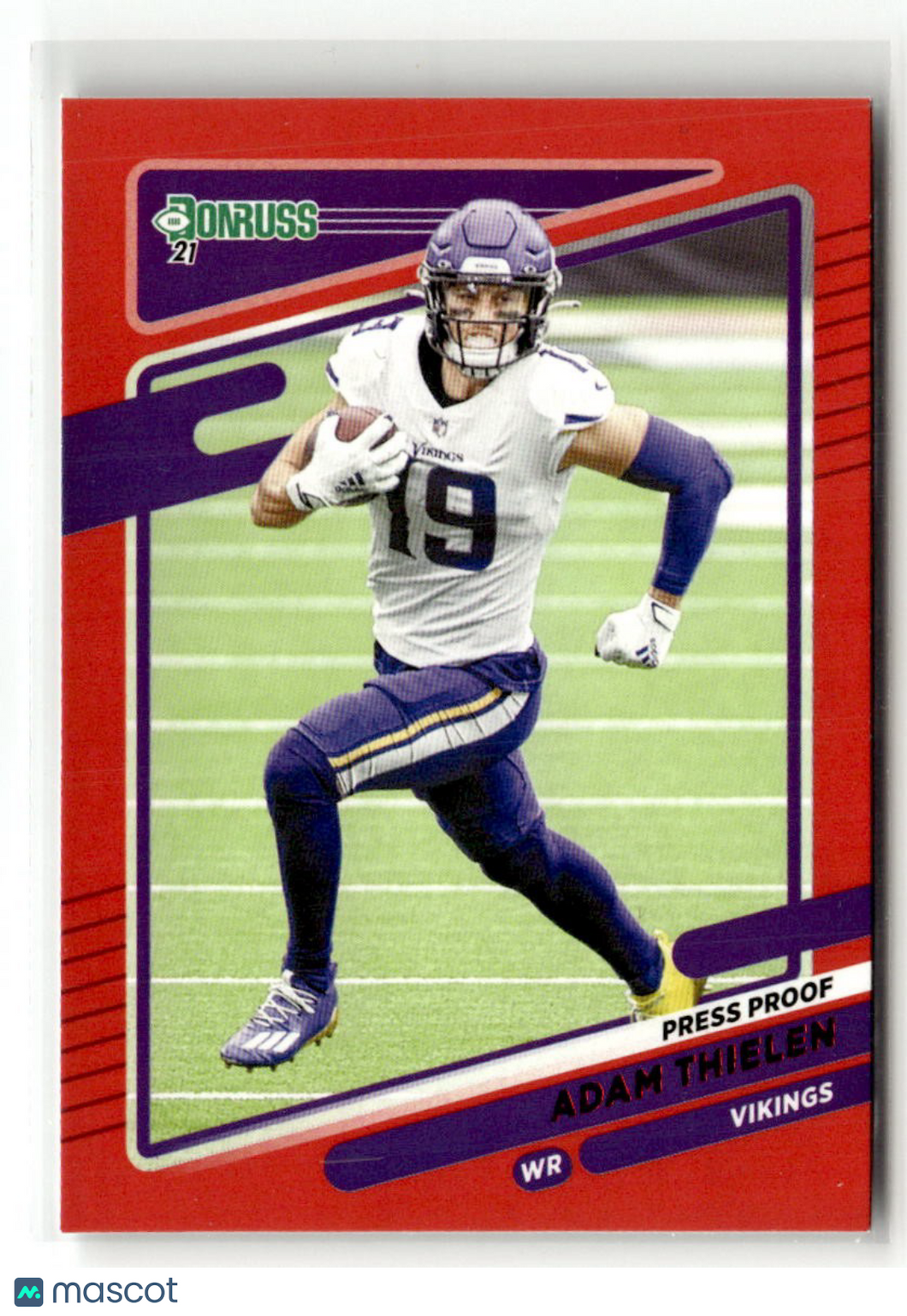 Adam Thielen 2021 Donruss Press Proof Red #126