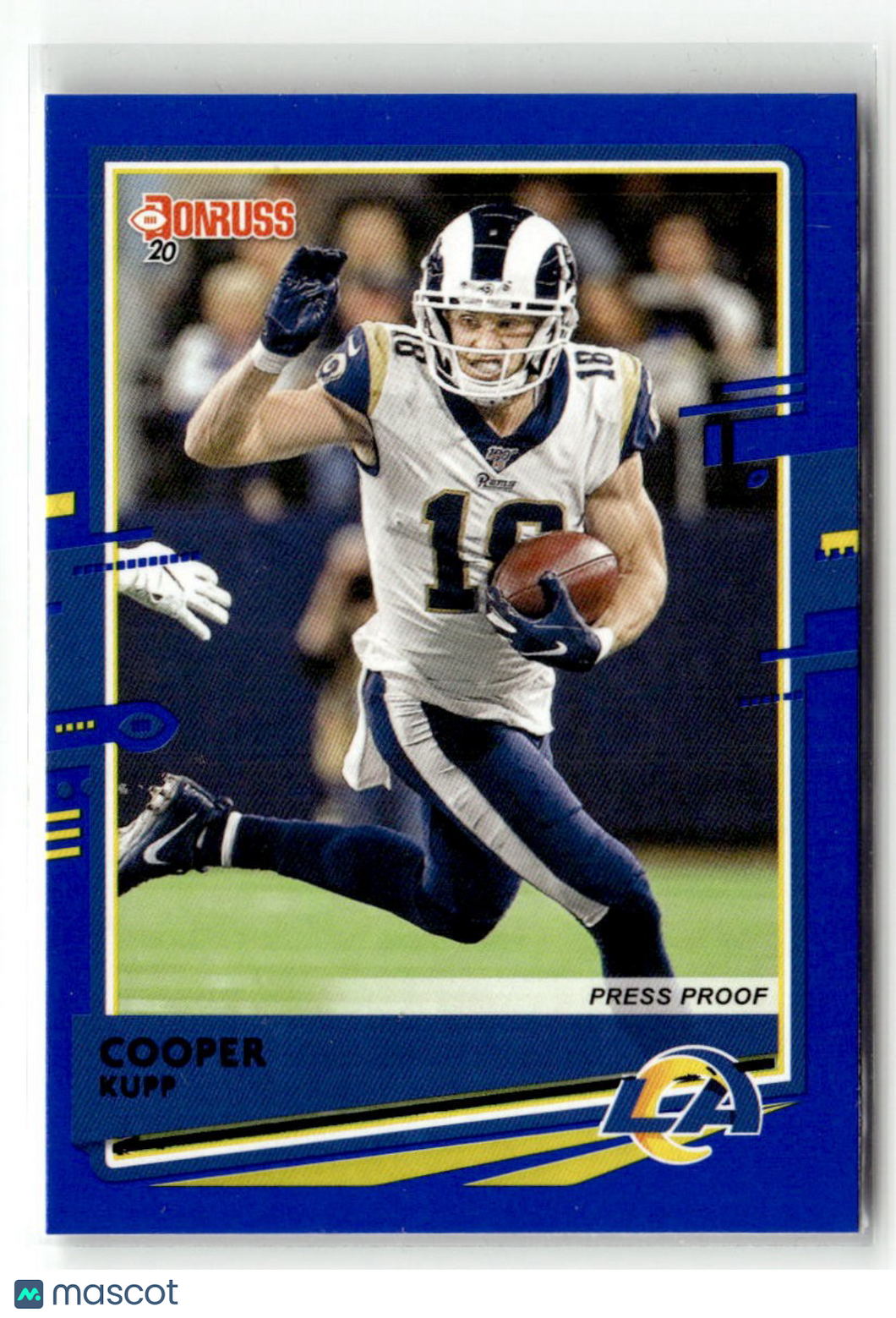 Cooper Kupp 2020 Donruss Press Proof Blue White jersey #145b