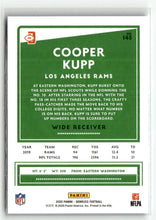 Load image into Gallery viewer, Cooper Kupp 2020 Donruss Press Proof Blue White jersey #145b
