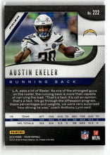 Load image into Gallery viewer, Austin Ekeler 2019 Panini Prizm Red White and Blue #222
