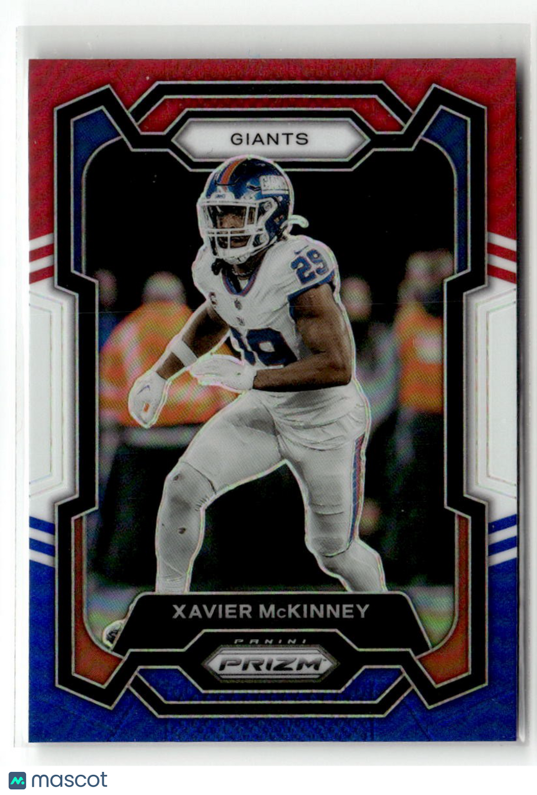 Xavier McKinney 2023 Panini Prizm Red White and Blue #226