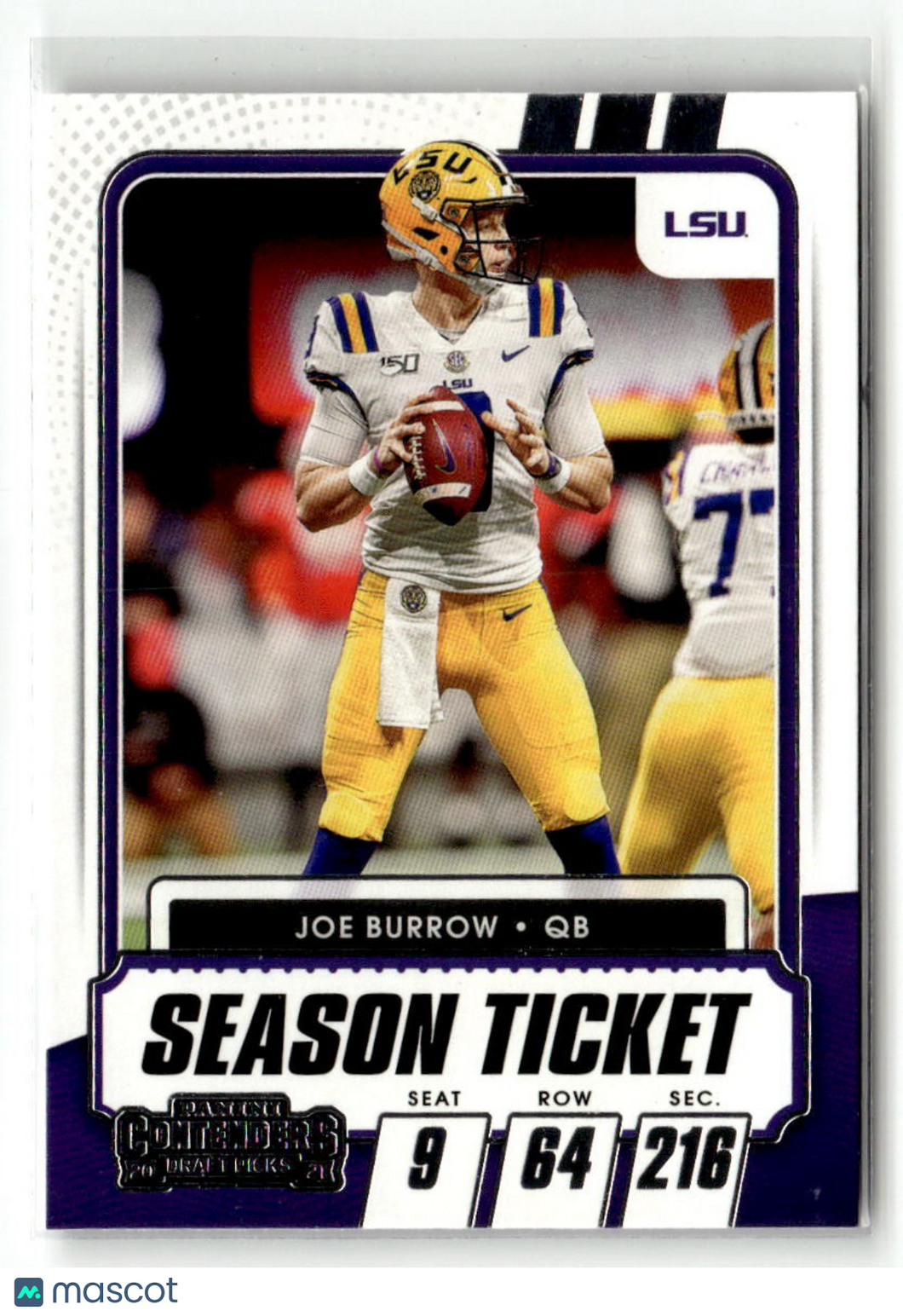 Joe Burrow 2021 Panini Contenders Draft Picks #18