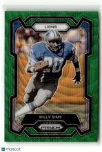 Load image into Gallery viewer, Billy Sims 2023 Panini Prizm Green Wave #95
