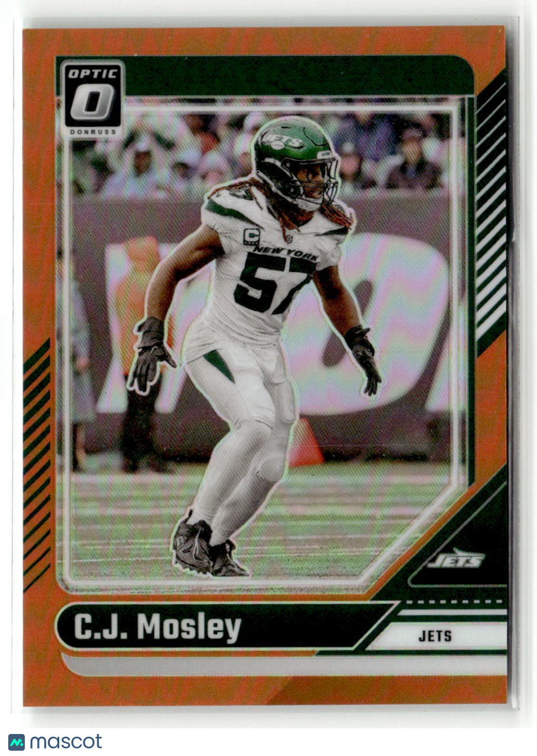 C.J. Mosley 2024 Donruss Optic Orange #157 #/249