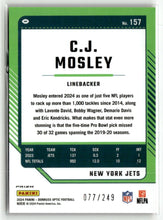 Load image into Gallery viewer, C.J. Mosley 2024 Donruss Optic Orange #157 #/249

