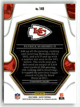 Load image into Gallery viewer, Patrick Mahomes II 2022 Panini Select #148
