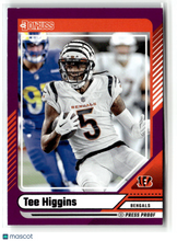 Load image into Gallery viewer, Tee Higgins 2024 Donruss Press Proof Purple #82
