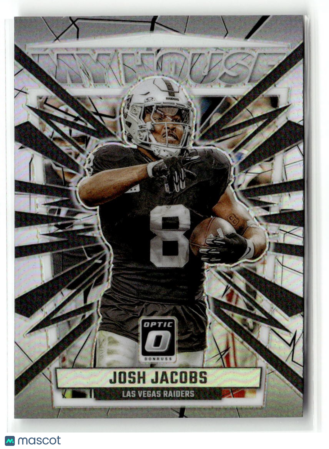 Josh Jacobs 2023 Clearly Donruss My House #13