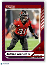 Load image into Gallery viewer, Antoine Winfield Jr. 2024 Donruss Press Proof Purple #181
