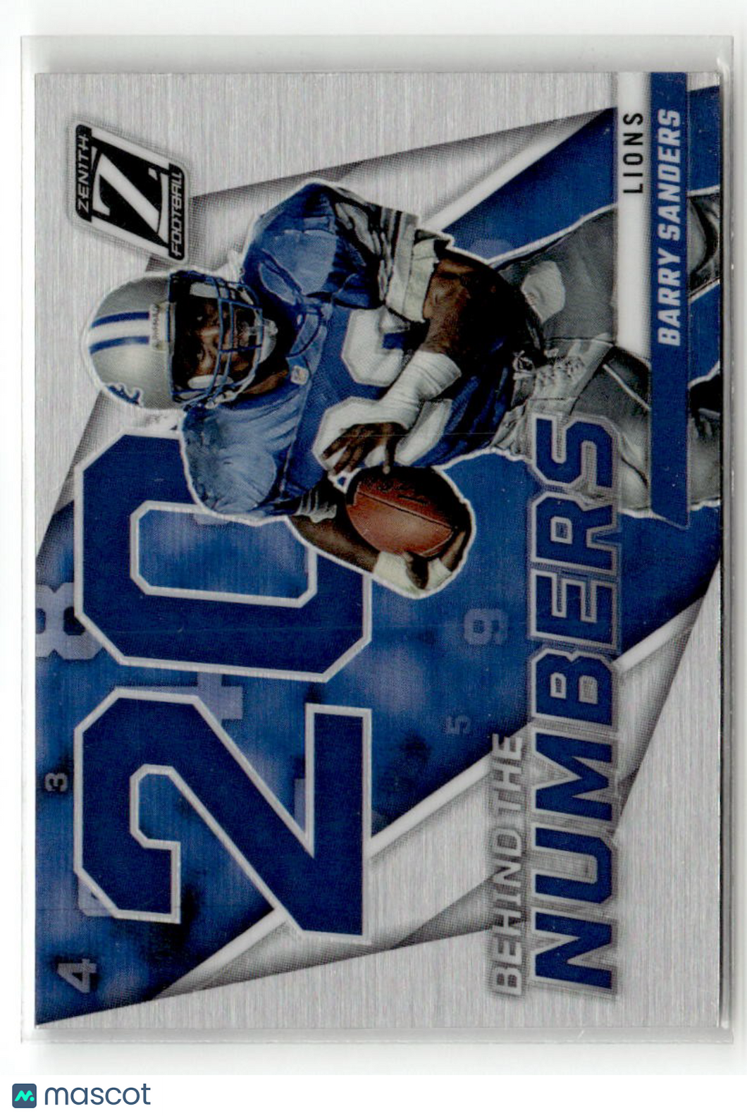 Barry Sanders 2022 Zenith Behind the Numbers #BN-BS