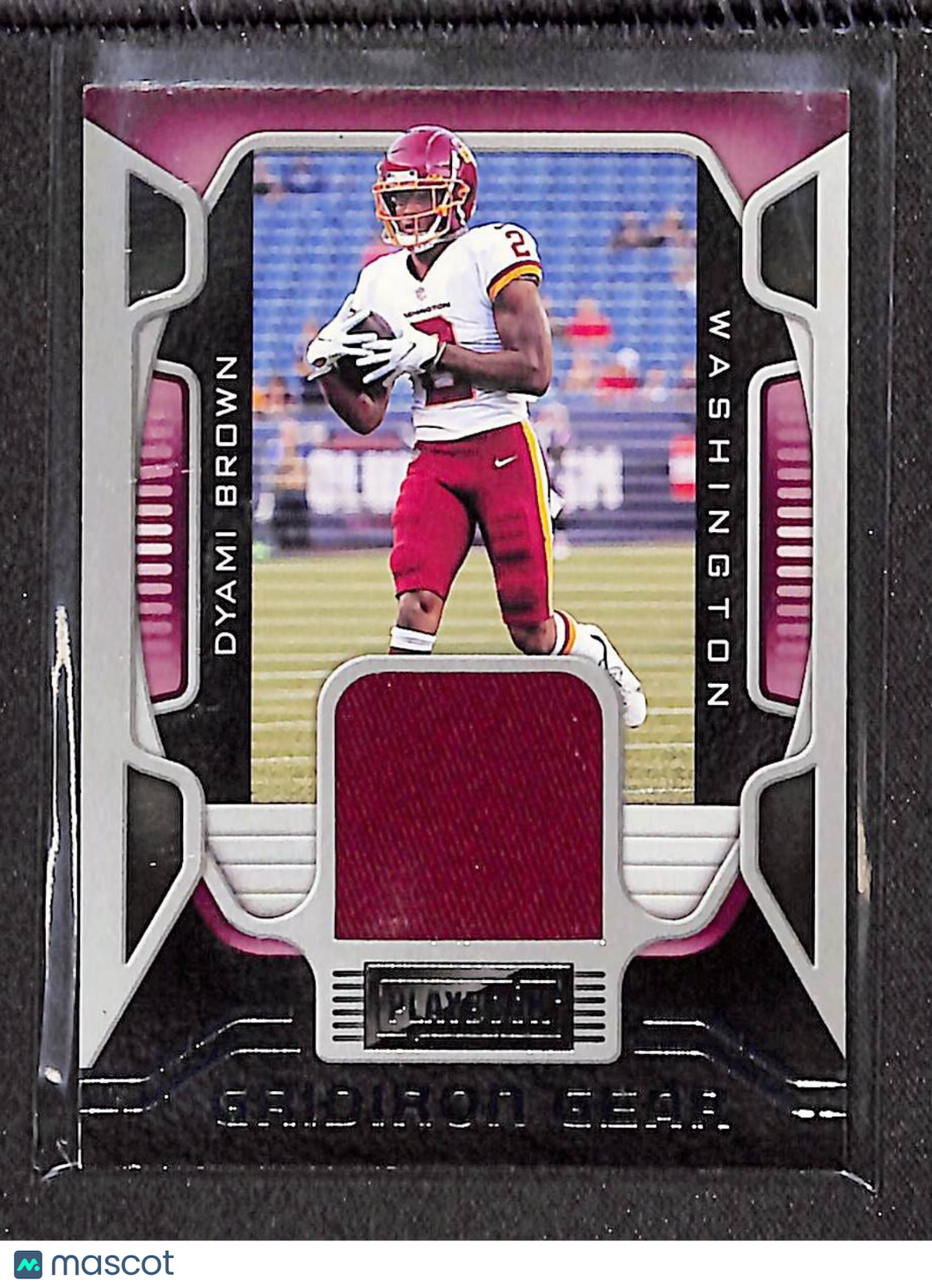 Dyami Brown 2021 Panini Playbook Gridiron Gear #GG-DBR