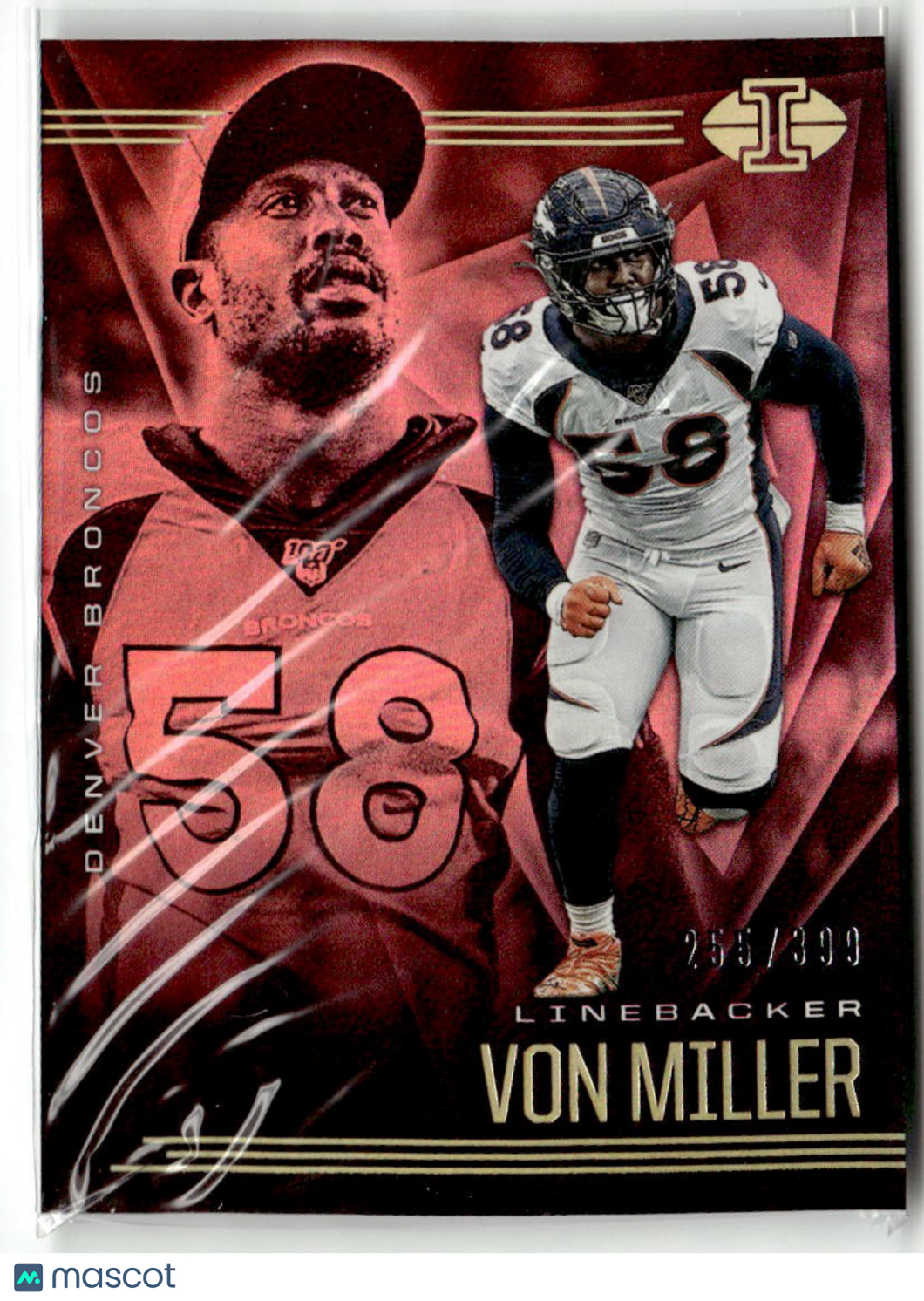 Von Miller 2020 Panini Illusions Trophy Collection Pink #100 #/399