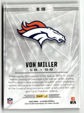 Load image into Gallery viewer, Von Miller 2020 Panini Illusions Trophy Collection Pink #100 #/399

