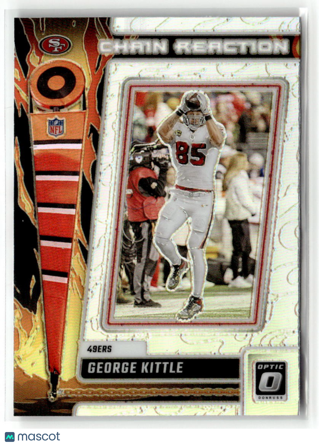 George Kittle 2023 Donruss Optic Chain Reaction #CR-GK
