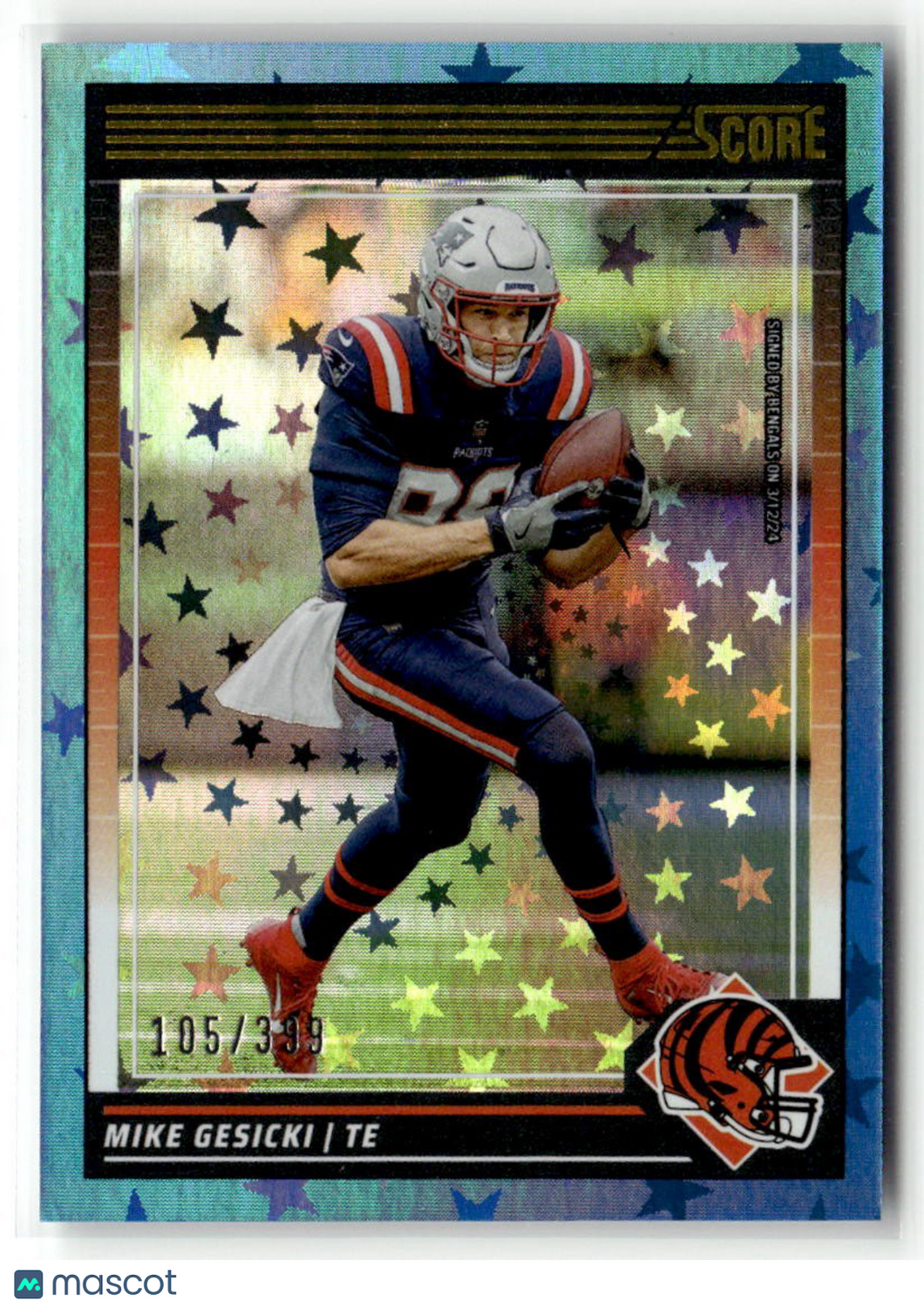 Mike Gesicki 2024 Score Stars #191 #/399