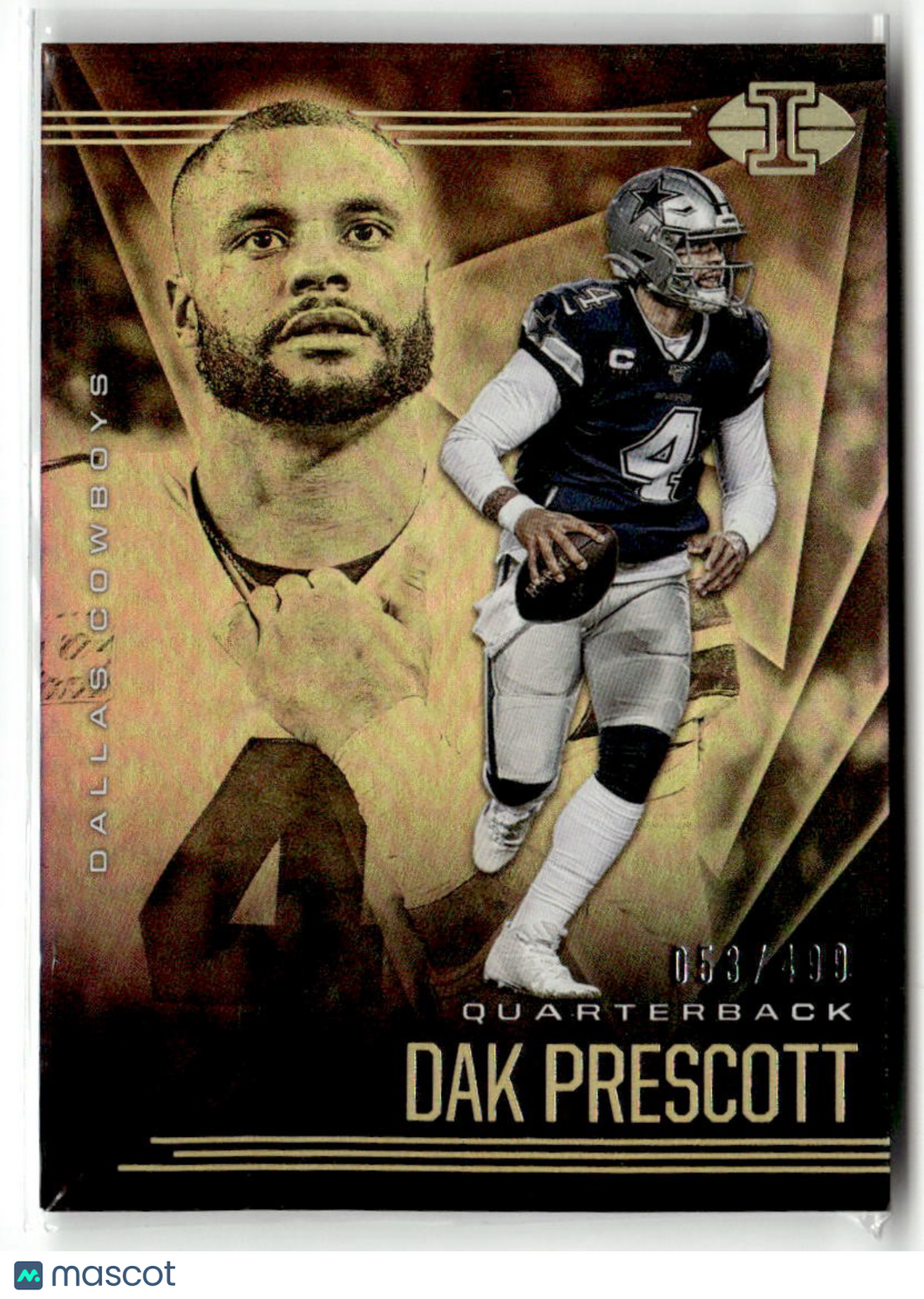 Dak Prescott 2020 Panini Illusions Trophy Collection Bronze #59 #/499