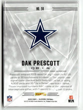 Load image into Gallery viewer, Dak Prescott 2020 Panini Illusions Trophy Collection Bronze #59 #/499
