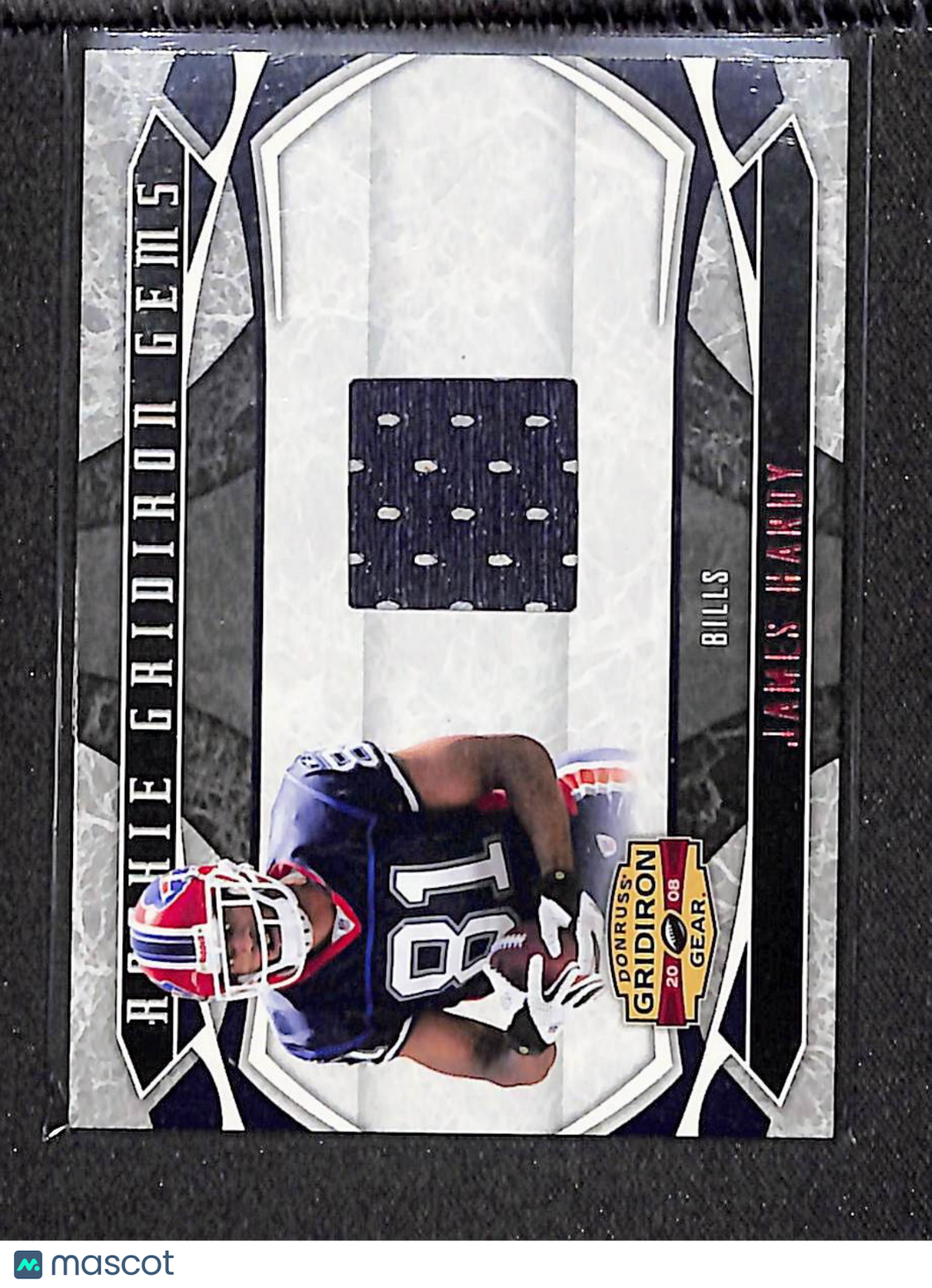 James Hardy 2008 Donruss Rookie Gridiron Gems Jerseys Trios #218 #/50