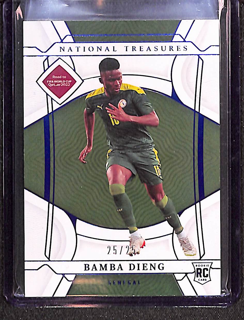 Bamba Dieng 2022 National Treasures FIFA Road to World Cup Sapphire #112 25/25